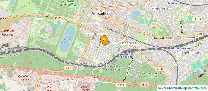 localisation de l'entreprise ROYAL THAI à VERSAILLES