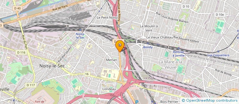 localisation de l'entreprise ROYAL TRANSPORT à NOISY-LE-SEC