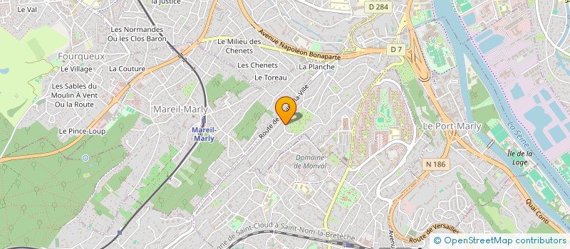 localisation de l'entreprise ROYAL VENDOME  LE PECQ