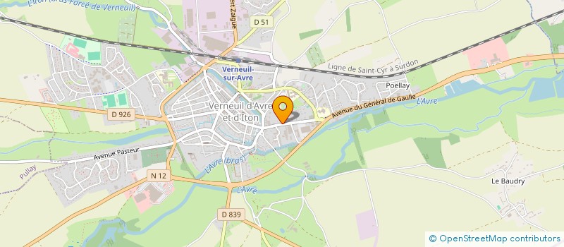 localisation de l'entreprise ROYAL VERNEUIL  VERNEUIL D'AVRE ET D'ITON