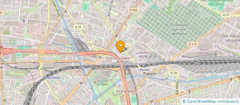 localisation de l'entreprise ROYAL VIANDES  PANTIN