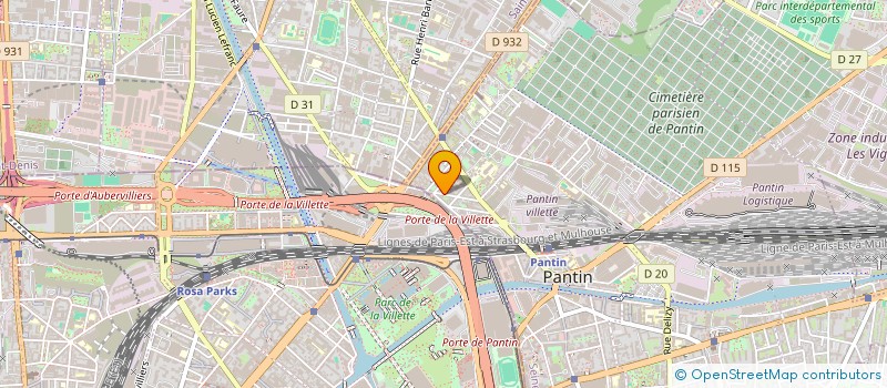 localisation de l'entreprise ROYAL VIANDES  PANTIN