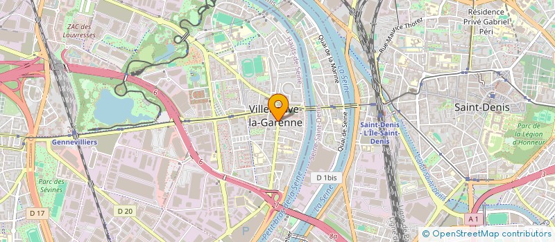 localisation de l'entreprise ROYAL WOK VLG à VILLENEUVE-LA-GARENNE