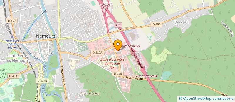 localisation de l'entreprise ROYAL YAK  NEMOURS