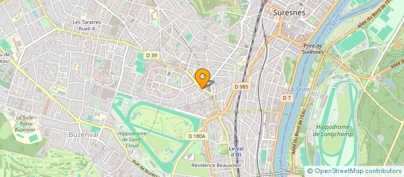 localisation de l'entreprise ROYAL7 ELEC à SURESNES