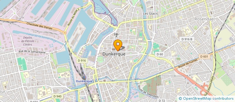 localisation de l'entreprise ROYALE 2 à DUNKERQUE
