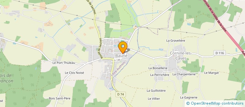 localisation de l'entreprise ROYALE  LOIRE-AUTHION