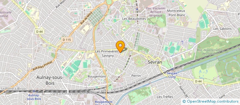 localisation de l'entreprise ROYALE à SEVRAN
