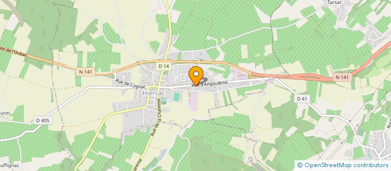 localisation de l'entreprise ROYALE  HIERSAC