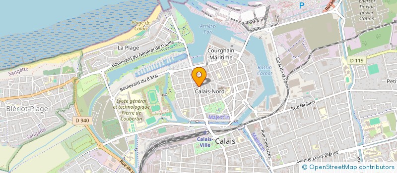 localisation de l'entreprise ROYALE  CALAIS