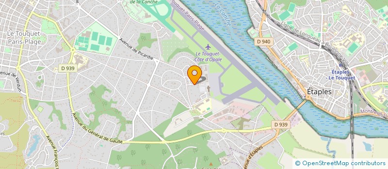 localisation de l'entreprise ROYALE AIR FORCE à LE TOUQUET-PARIS-PLAGE