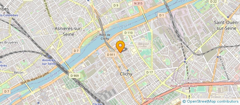 localisation de l'entreprise ROYALE ASSISTANCE 92 à CLICHY