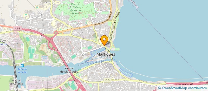localisation de l'entreprise ROYALE DES VIANDES à MARTIGUES