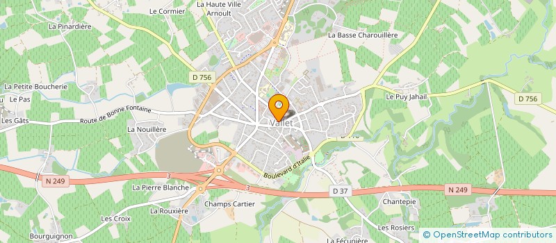 localisation de l'entreprise ROYALE MARINE VANNES à VALLET