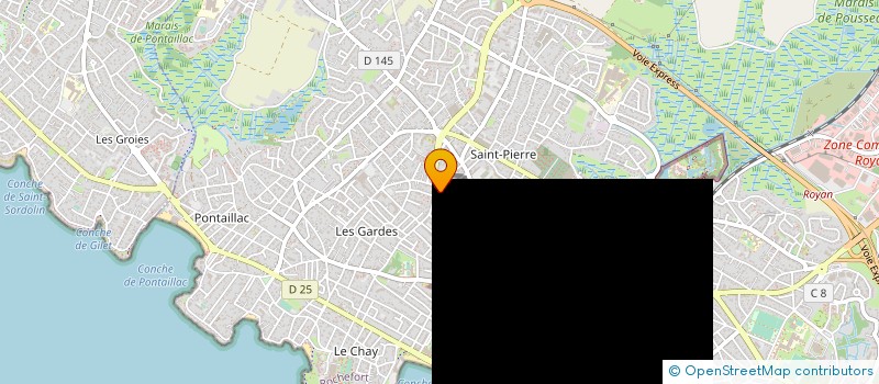 localisation de l'entreprise ROYALES MARQUES  ROYAN