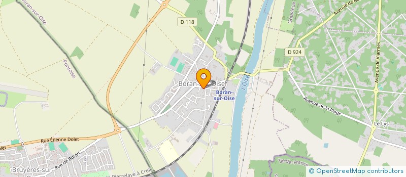 localisation de l'entreprise ROYALGEER RIVAGE  BORAN-SUR-OISE