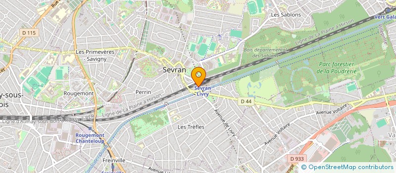localisation de l'entreprise ROYALGEL à SEVRAN