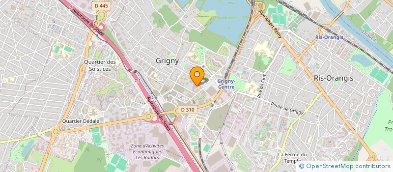 localisation de l'entreprise ROYALTESSE ART ET EVENEMENTIELLE à GRIGNY