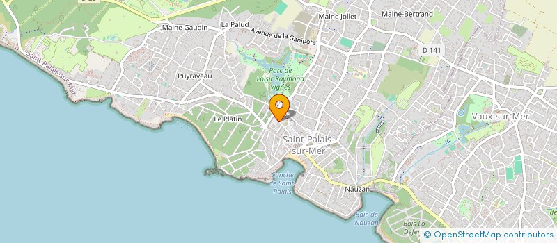 localisation de l'entreprise ROYAN DISTRIBUTION PRESSE  SAINT-PALAIS-SUR-MER