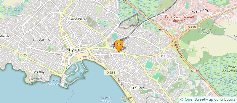localisation de l'entreprise ROYAN FINANCES à ANTIBES