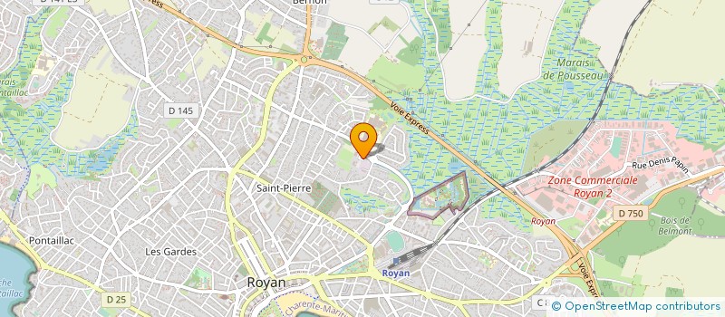 localisation de l'entreprise ROYAN FREQUENCE  ROYAN