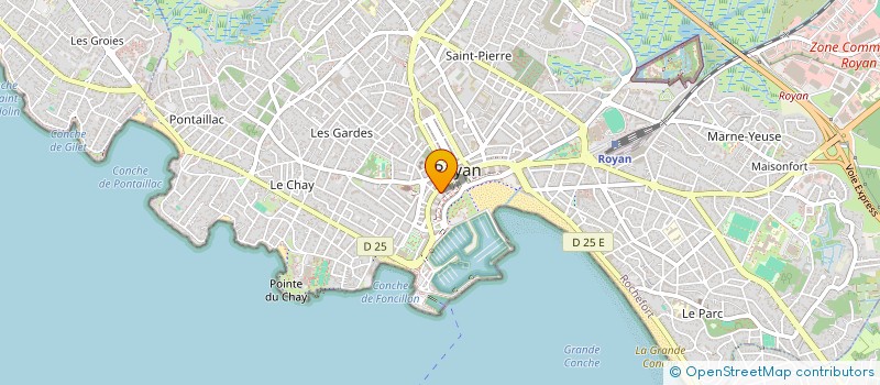 localisation de l'entreprise ROYAN GAMBETTA  ROYAN