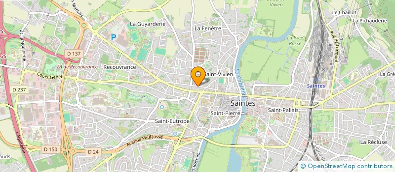 localisation de l'entreprise ROYAN ITZALHARRITZ  SAINTES