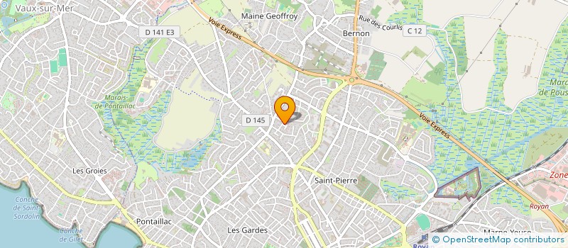 localisation de l'entreprise ROYAN LMNP HUGO SOPHIE  ROYAN