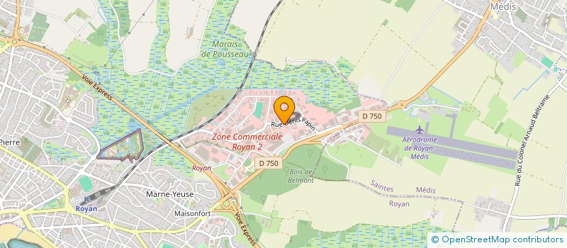 localisation de l'entreprise ROYAN RAVALEMENT SERVICES  ROYAN