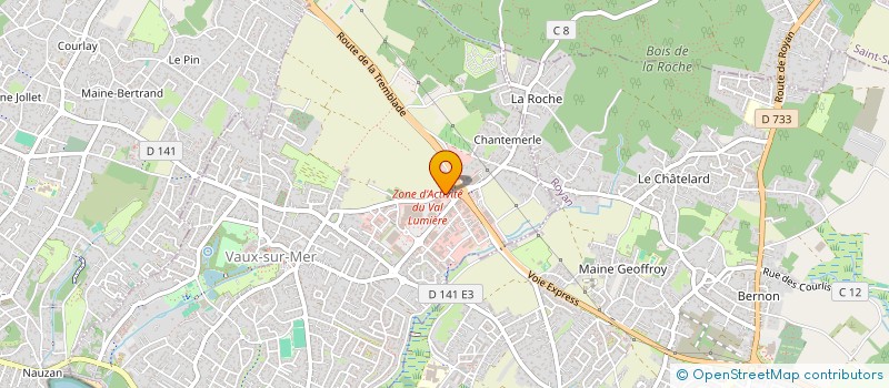localisation de l'entreprise ROYAN STORES à VAUX-SUR-MER
