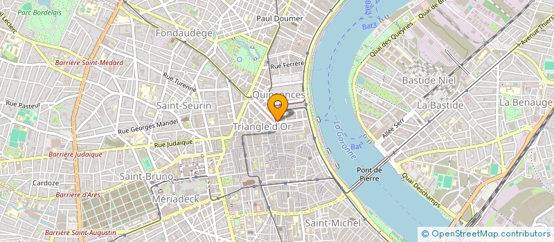 localisation de l'entreprise ROYANCE SAS à BORDEAUX
