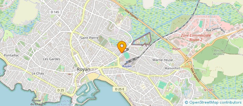 localisation de l'entreprise ROYANLOC  ROYAN