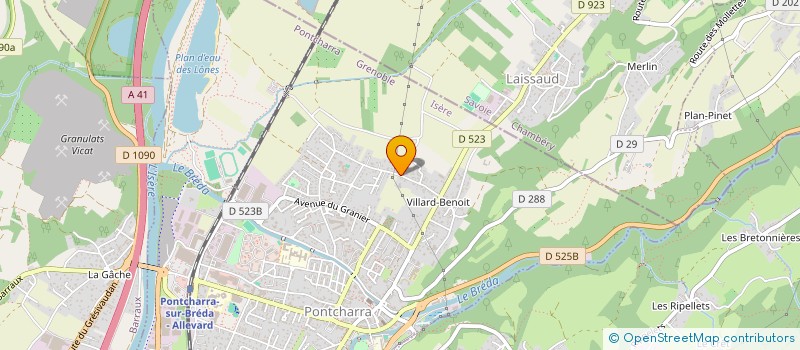 localisation de l'entreprise ROYANS LOC  PONTCHARRA