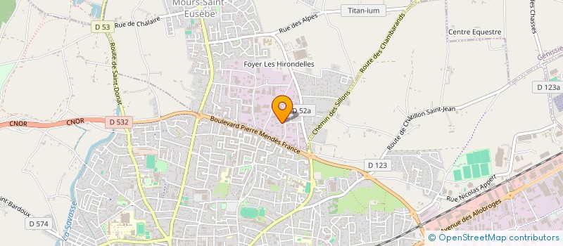 localisation de l'entreprise ROYANS PARC  MOURS-SAINT-EUSEBE