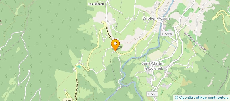 localisation de l'entreprise ROYANS TENNIS CLUB  SAINT-JEAN-EN-ROYANS