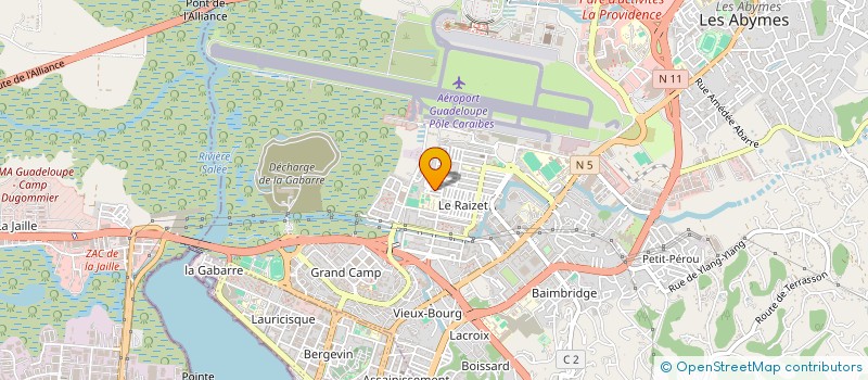 localisation de l'entreprise ROYARK à LES ABYMES
