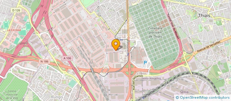 localisation de l'entreprise ROYAUME DE L'EMBALLAGE RDE  CHEVILLY-LARUE