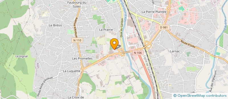 localisation de l'entreprise ROYAUME DES ENFANTS RDE à ALES