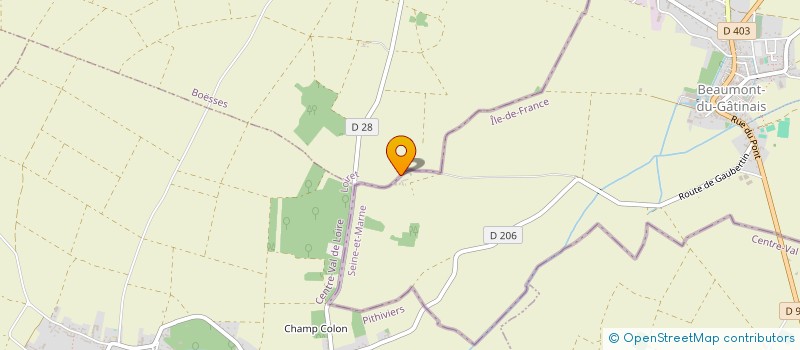 localisation de l'entreprise ROYAUME DES GALOPINS  BEAUMONT-DU-GATINAIS