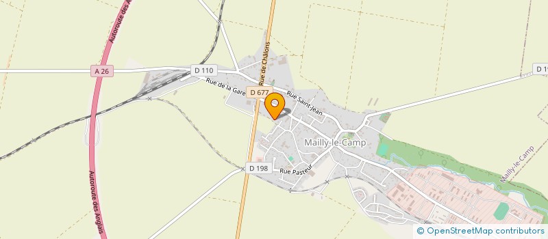 localisation de l'entreprise ROYER à MAILLY-LE-CAMP
