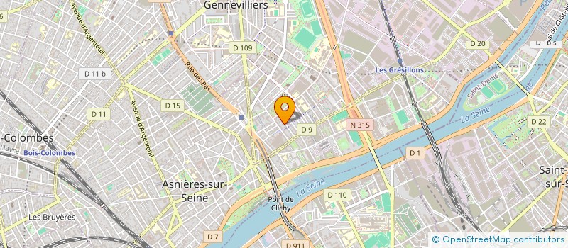 localisation de l'entreprise ROYER ADS à GENNEVILLIERS