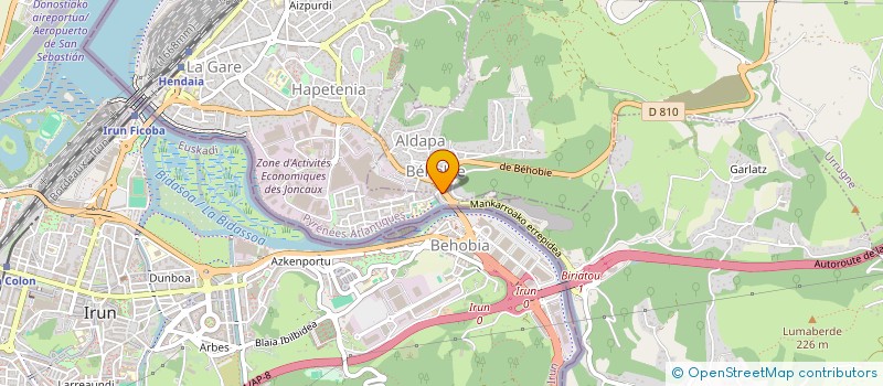 localisation de l'entreprise ROYER AL  URRUGNE