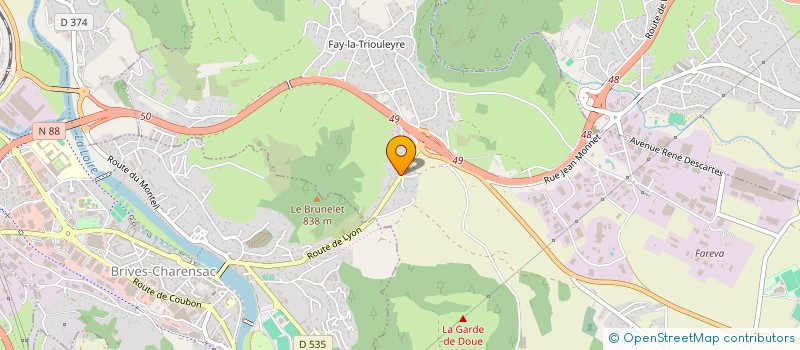 localisation de l'entreprise ROYER CAA  SAINT-GERMAIN-LAPRADE