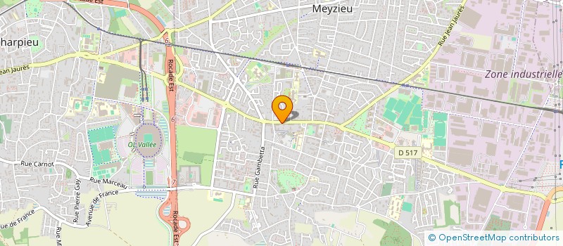 localisation de l'entreprise ROYER-CHATEL DE JOUX  MEYZIEU