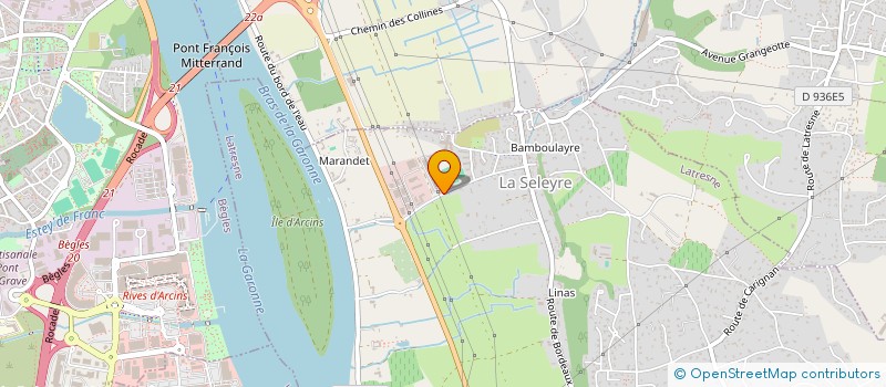 localisation de l'entreprise ROYER DELPY INDUSTRIE à LATRESNE