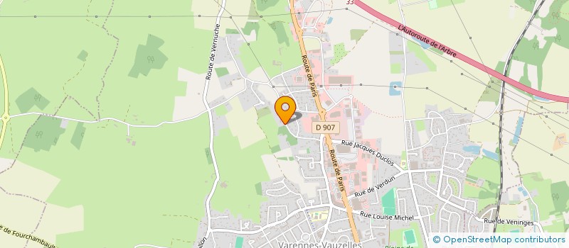 localisation de l'entreprise ROYER GESTION IMMO  VARENNES-VAUZELLES