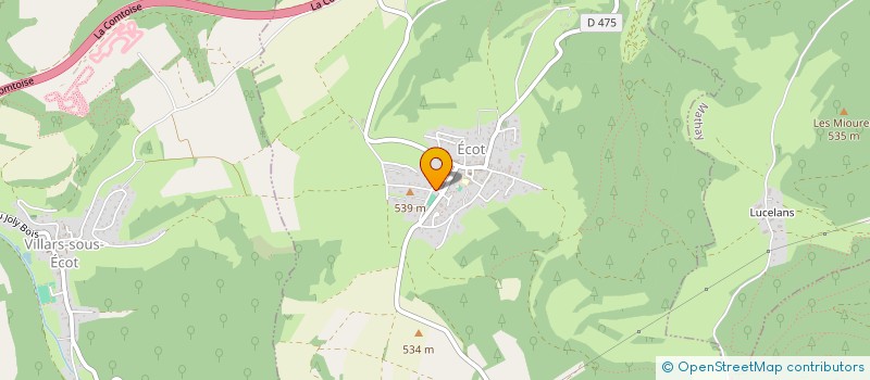 localisation de l'entreprise ROYER IMMO  ECOT