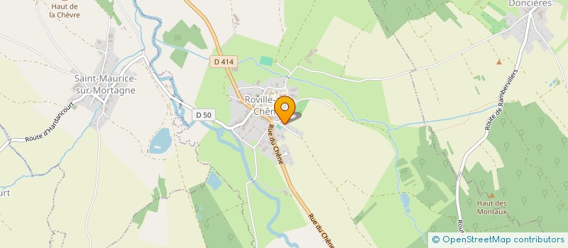 localisation de l'entreprise ROYER IMMOBILIER  ROVILLE-AUX-CHENES