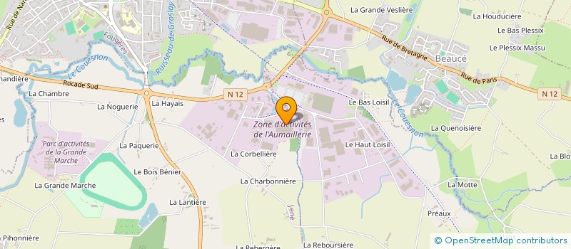 localisation de l'entreprise ROYER LOGISTIQUE à JAVENE