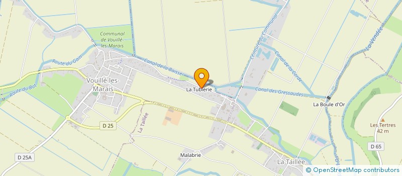 localisation de l'entreprise ROYER.T  VOUILLE-LES-MARAIS